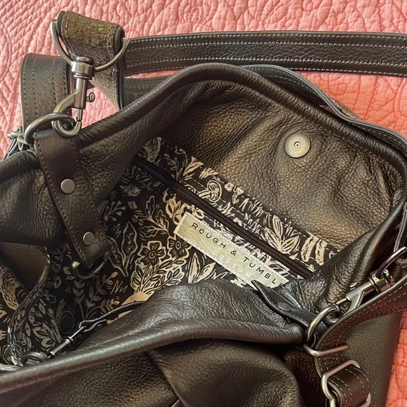 Rough and Tumble custom Hartley Pewter leather XL new - Picture 4 of 8